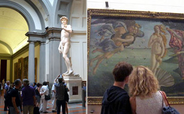 Florenz Gruppenfhrung - Besichtigung der Galerie der Accademia + der Uffizi