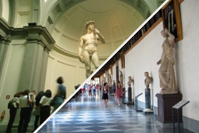 Galerie Offices et Galerie Acadmie - Visites Guides - Muses Florence