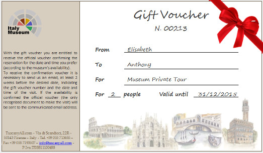 Gift Voucher – Florence Museums