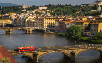 Panoramatour durch Florenz mit offenem Bus