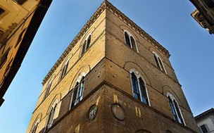 Florenz von oben von einem geheimen Turm - Florenz bei Sonnenuntergang