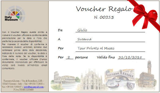 Voucher Regalo – Musei Firenze