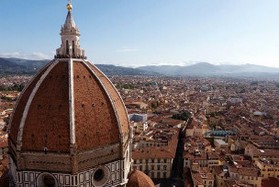 Cathedral complex and the Brunelleschi's Dome - Duomo Florence